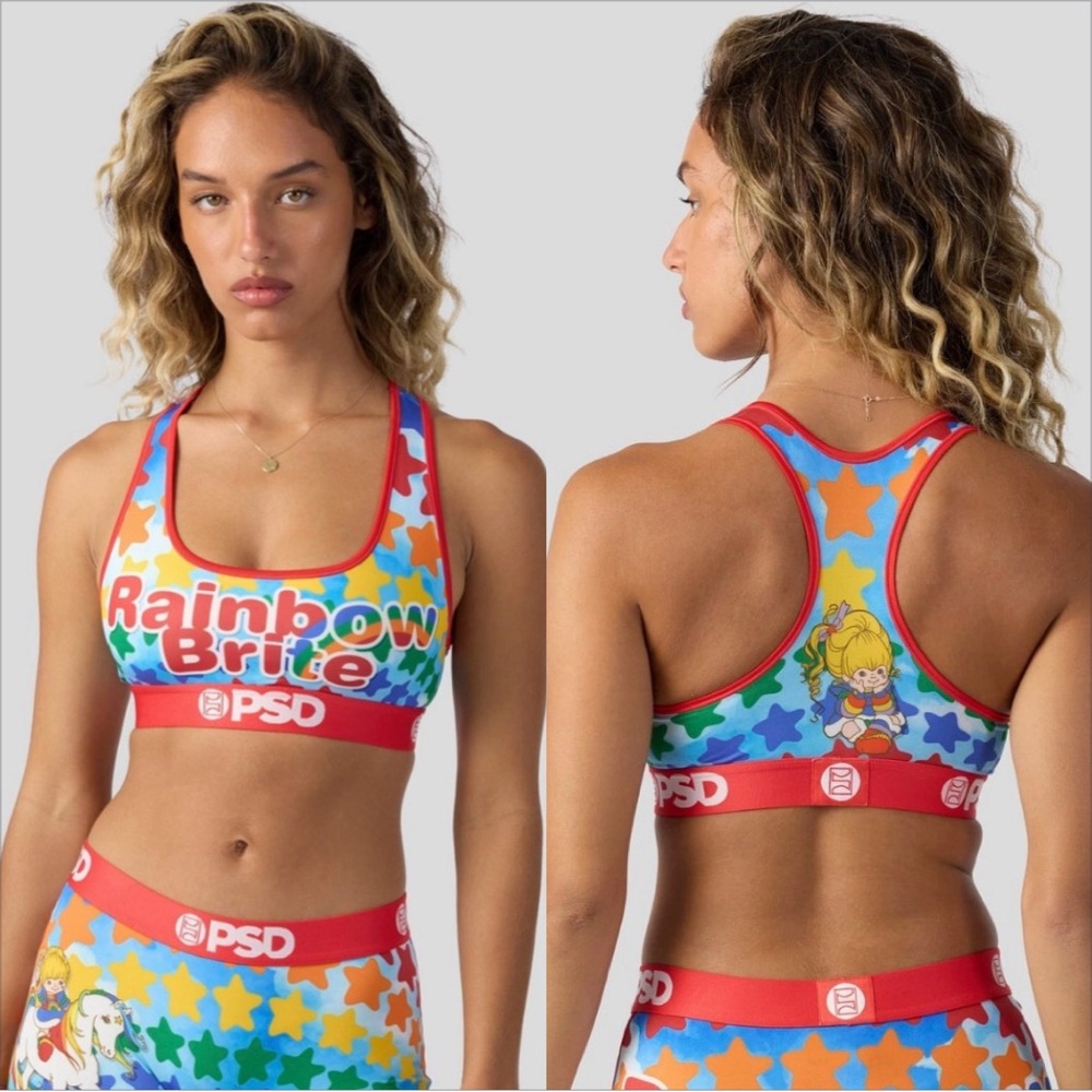 PSD Rainbow Brite Sports Bra